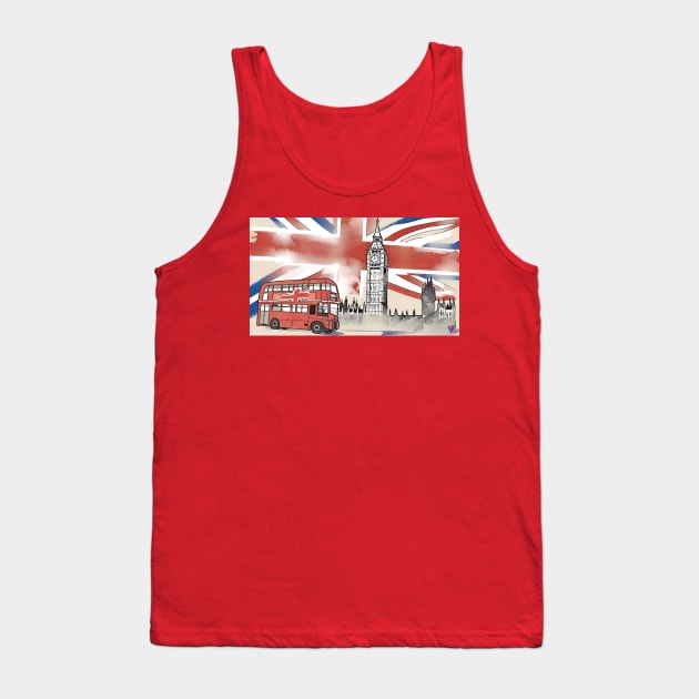 England Tank Top by Viper Unconvetional Concept